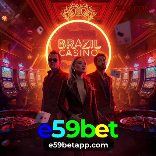 Fluxo de download do app e59bet — referência visual